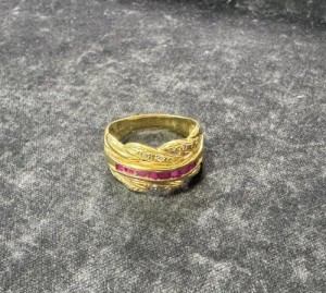 貴金属　K18　リング　エコパーク湖南店　高価買取